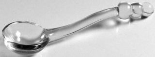 Imperial Glass Ohio Candlewick Clear (Stem #3400) 3 Bead Mayonnaise Ladle Only  
