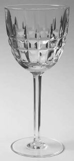 Bayel Bay6 Water Goblet   Six Sided Straight Stem,Two Bands/Lines