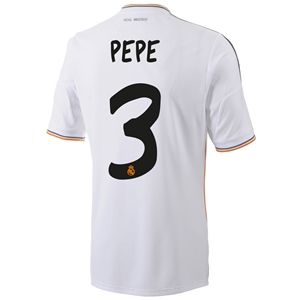 adidas Real Madrid 13/14 PEPE Home Soccer Jersey