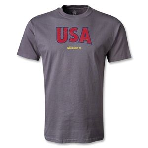 hidden USA CONCACAF Gold Cup 2013 T Shirt (Dark Gray)