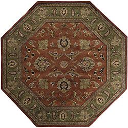 Hand Tufted Camelot Collection Wool Rug (8 Octagonal)
