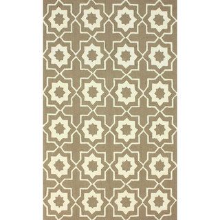 Nuloom Handmade Marrakesh Trellis Brown Wool Rug (5 X 8) (IvoryPattern AbstractTip We recommend the use of a non skid pad to keep the rug in place on smooth surfaces.All rug sizes are approximate. Due to the difference of monitor colors, some rug colors