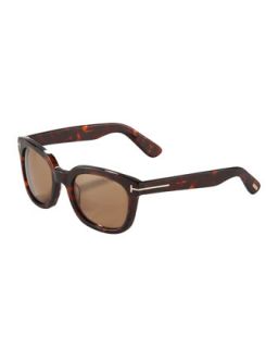 Campbell Plastic Sunglasses   Tom Ford