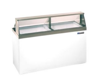 Masterbilt Ice Cream Dipping Cabinet   (12) 3 gal Capacity, (8) Storage, Galvanized