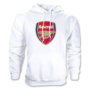 hidden Arsenal Crest Hoody (White)