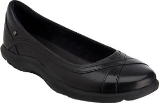Womens Rockport World Tour Slide   Black Leather Casual Shoes