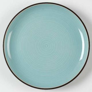 Dansk Spin Blue Dinner Plate, Fine China Dinnerware   Blue,Coupe Shape