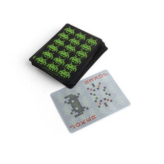 Kikkerland Space Invader Playing Cards GG07