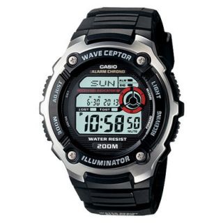 Casio Mens Atomic Timekeeping Watch   Black   WV200A 1AV