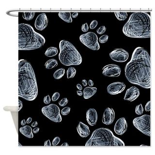  Pawprints Shower Curtain  Use code FREECART at Checkout