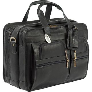 Jumbo Executive Laptop Briefcase   Black