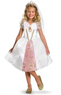 Disney Tangled Rapunzel Wedding Gown Kids Costume