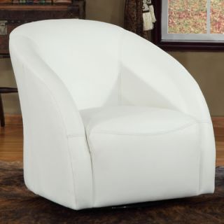 Lazzaro Leather Club Chair C642T 3500 / C642T 3538 Color White