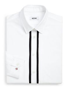 Moschino Contrast Dress Shirt   White