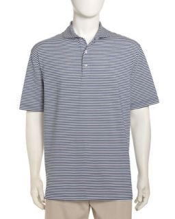 Element 4 Striped Performance Polo, Midnight