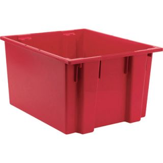 Quantum Storage Stack and Nest Tote Bin   23 1/2in. x 19 1/2in. x 13in. Size,