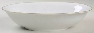 Heinrich   H&C 14092 White 10 Oval Vegetable Bowl, Fine China Dinnerware   Anmu