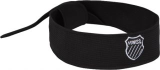 K Swiss Head Tie (Set of 2)   Black Headbands