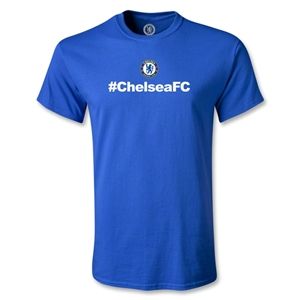 Euro 2012   Chelsea Hashtag T Shirt (Royal)