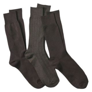 Merona Mens 3Pack Argyle Socks   Brown