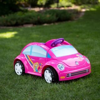 Fisher Price Barbie Battery Powered VW Beetle W6209 Multicolor   W6209