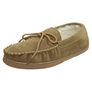 Mens Bosto Faux Suede Slippers Hickory 10