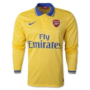 Nike Arsenal 13/14 LS Away Soccer Jersey