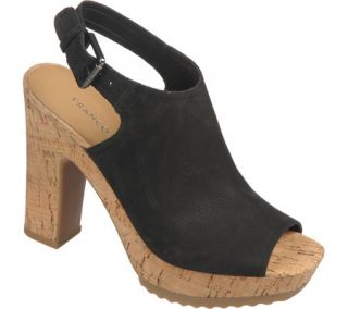 Womens Franco Sarto Orchard   Black Gobi Leather High Heels