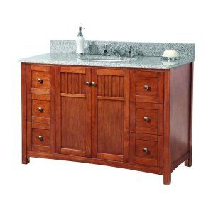 Foremost KNCARG4922D Knoxville 49 Vanity with Granite Top
