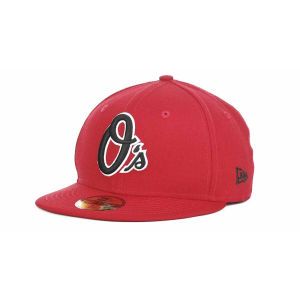 Baltimore Orioles New Era MLB Red BW 59FIFTY Cap