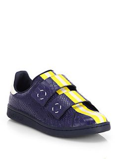 Raf Simons x adidas Raf Double Velcro Sneakers   Navy Yellow