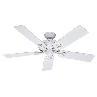 Hunter 52 inch Palermo Brushed Nickel Fan With Five Cherry/ Maple Blades