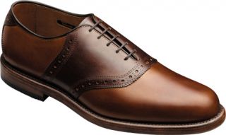 Mens Allen Edmonds Shelton   Walnut Calf/Brown Calf Two Tone Shoes