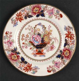 Masons Brocade Bread & Butter Plate, Fine China Dinnerware   Flower Basket Cent