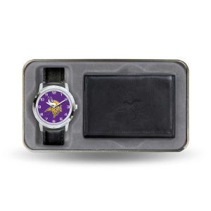 Minnesota Vikings Rico Industries Watch and Wallet Gift Set