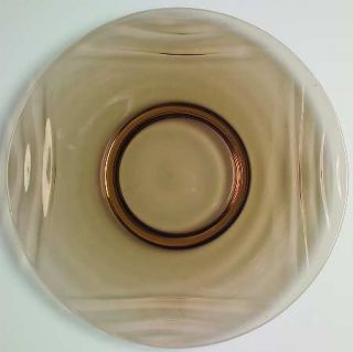 Fostoria Horizon Brown Sandwich Plate   Stem #5650, Brown   Bowl