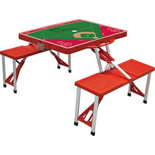 Picnic Table Sport   MLB Teams Philadelphia Phillies   Red   Picnic