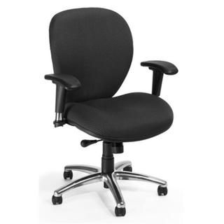Ofm Comfyseat Guest Chair (GraphiteWeight capacity 250 lbsDimensions 42 inches high x 29 inches wide x 30 inches deep/liSeat dimensions 19 inches wide x 20 inches deepBack size 19 inches wide x 21 inches deep )