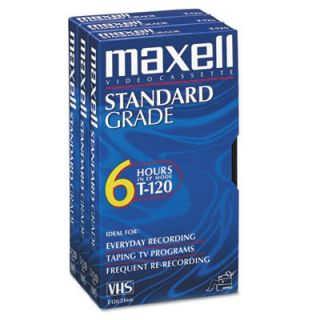 Maxell GX Silver VHS Videotape Cassette