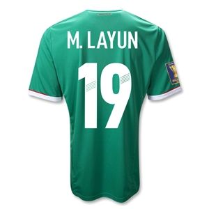 adidas Mexico 11/13 M.LAYUN Gold Cup Home Soccer Jersey