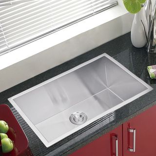 Water Creation Single Bowl Undermount Kitchen Sink (30 X 19 Inche)