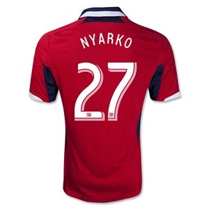 adidas Chicago Fire 2013 NYARKO Primary Soccer Jersey