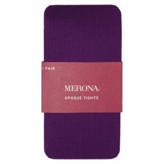 Merona Womens Opaque Rib Tight   Power Purple XL/XXL