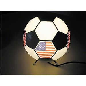365 Inc USA Flag Soccer Ball Lamp