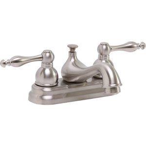 Premier Faucets 119265 Wellington Lead Free Centerset Two Handle Lavatory Faucet