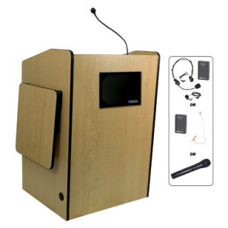AmpliVox Sound Systems Wireless Deluxe MM Lectern SW3235 MP