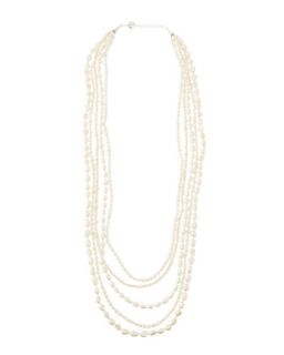 Multi Strand Freshwater Pearl Necklace