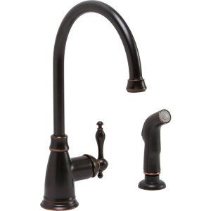 Premier Faucets 119260 Wellington Lead Free Single Handle Kitchen Faucet with Ma