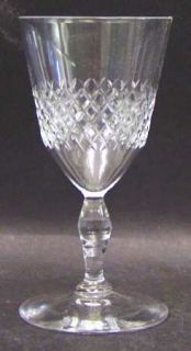 Kosta Boda Diamond Cordial Glass   Cut Criss Cross Diamond Design