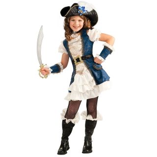 Blue Pirate Girl Child Costume